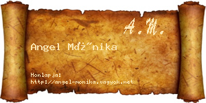 Angel Mónika névjegykártya