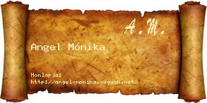 Angel Mónika névjegykártya